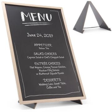 Hendi Reklamna informativna ploča MENU s bazom 40x60 cm - 664131