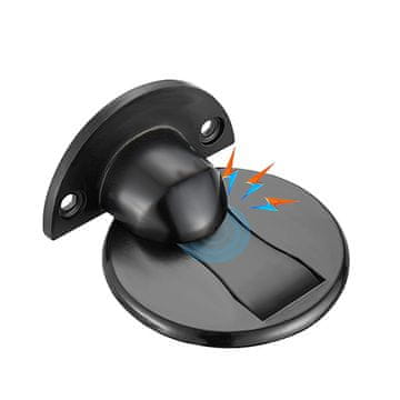 Cool Mango graničnik za vrata, magnetni podni držač s prilagodbom visine, crni okov za stambene prostore - Doorstop