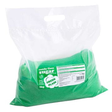 Šećerna vata u boji, zelena, prirodna aroma, 5 kg