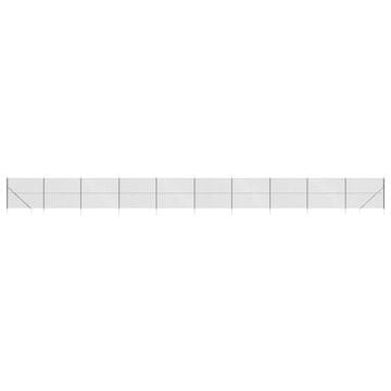 Vidaxl Žičana ograda sa šiljastim držačima antracit 1,8 x 25 m