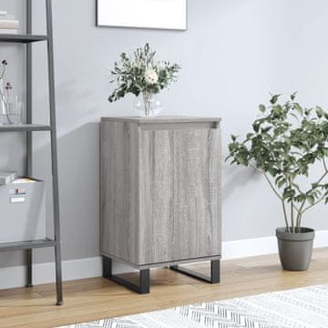 Vidaxl Komoda s ladicama, sivi hrast sonoma, 40x35x70 cm, materijal na bazi drva