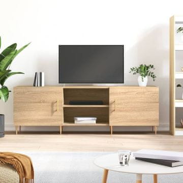 Vidaxl TV ormarić Sonoma hrast 150x30x50 cm Materijal na bazi drveta