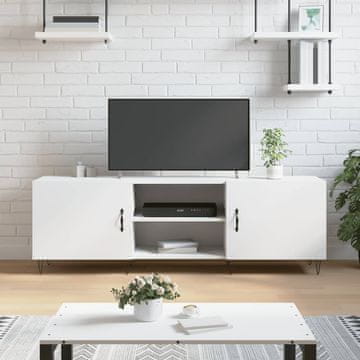 Vidaxl TV ormarić bijeli 150x30x50 cm materijal na bazi drveta