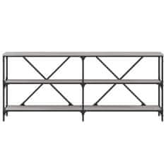 Vidaxl Konzolni stol boja hrasta sonome 180x30x75 cm od drva i željeza