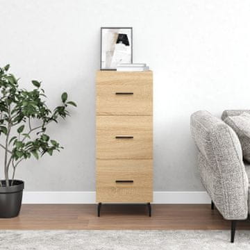 Vidaxl Ormarić, hrast Sonoma, 34,5 x 34 x 90 cm, materijal na bazi drva