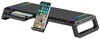 stalak za monitor s USB hubom s 4 ulaza, USB 3.0, RGB, crni (EW1268)