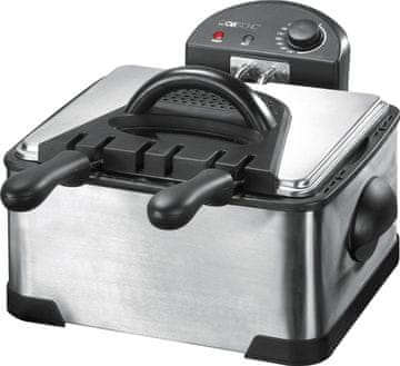 Clatronic Clatronic FR 3195 friteza, 4 L, 2000 W, crna/nehrđajući čelik