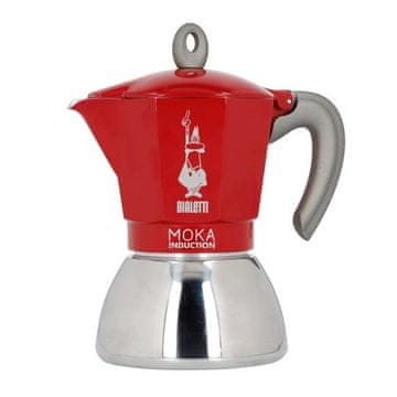Bialetti Novi Moka indukcijski aparat za kavu 6tz crveni