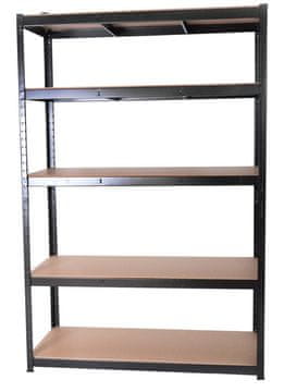 Rojaplast polica, 120 × 45 × 180 cm