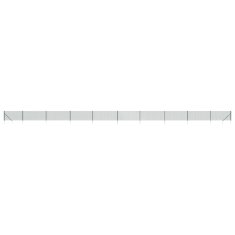 Vidaxl Žičana ograda sa šiljastim držačima zelena 1 x 25 m