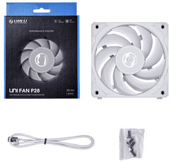 Lian Li Uni Fan P28 ventilator za kućište, 120 mm, bijela (P28120-1W)