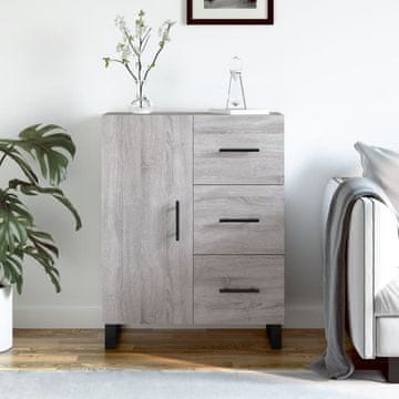 Vidaxl Ormarić, sivi hrast sonoma, 69,5 x 34 x 90 cm, materijal na bazi drva