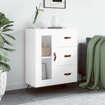 Vidaxl Ormarić, bijeli, 69,5 x 34 x 90 cm, materijal na bazi drva