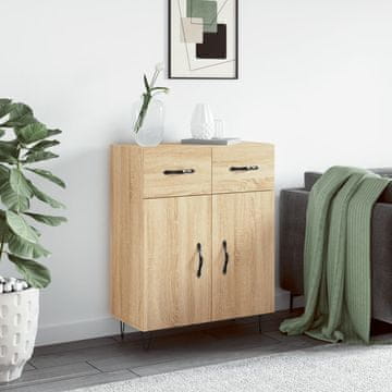 Vidaxl Ormarić, Sonoma hrast, 69,5 x 34 x 90 cm, materijal na bazi drva
