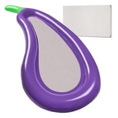 Ikonka Nafukajući mrežasti madrac aubergine 240cm