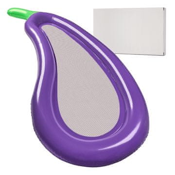 Ikonka Nafukajući mrežasti madrac aubergine 240cm