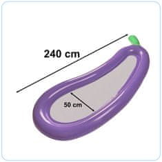 Ikonka Nafukajući mrežasti madrac aubergine 240cm
