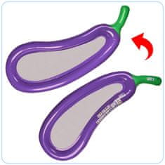 Ikonka Nafukajući mrežasti madrac aubergine 240cm