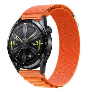 BStrap Nylon Loop remen za Samsung Galaxy Watch 42mm, orange