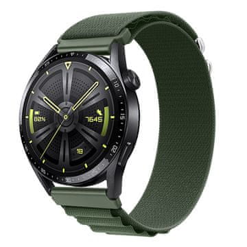 BStrap Nylon Loop remen za Samsung Galaxy Watch 42mm, green