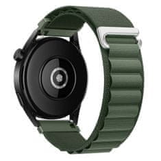 BStrap Nylon Loop remen za Huawei Watch GT/GT2 46mm, green