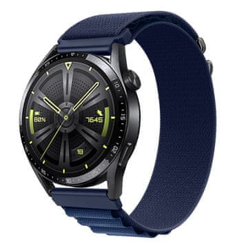 BStrap Nylon Loop remen za Samsung Galaxy Watch 3 41mm, zavy blue