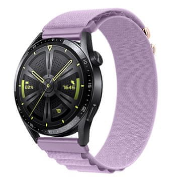 BStrap Nylon Loop remen za Xiaomi Watch S1 Active, lavender