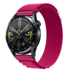 BStrap Nylon Loop remen za Garmin Venu 2 Plus, carmine