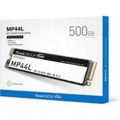 TeamGroup SSD disk, 500 GB M.2 NVMe SSD MP44L 5000/2500 MB/s (TM8FPK500G0C101)