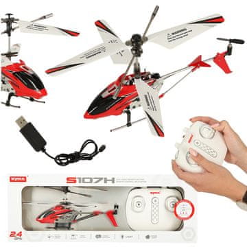 Syma RC helikopter SYMA S107H 2,4GHz RTF crveni