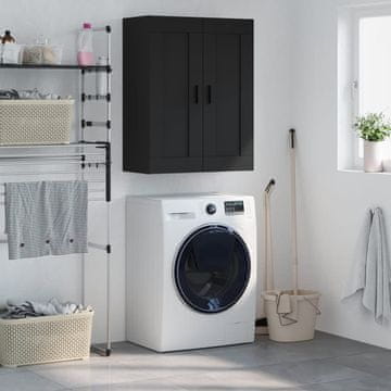 Vidaxl Zidni ormarić crni 69,5 x 34 x 90 cm materijal na bazi drveta