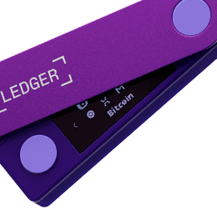 Ledger Nano X novčanik za Bitcoin i druge kriptovalute, ljubičaste boje