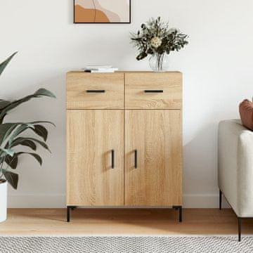 Vidaxl Ormarić, Sonoma hrast, 69,5 x 34 x 90 cm, materijal na bazi drva