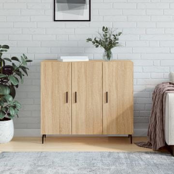 Vidaxl Ormarić, hrast Sonoma, 90x34x80 cm, materijal na bazi drva