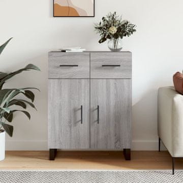 Vidaxl Ormarić, sivi hrast sonoma, 69,5 x 34 x 90 cm, materijal na bazi drva
