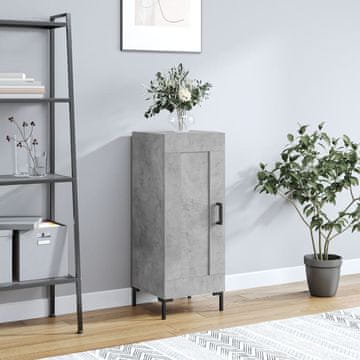 Vidaxl Ormarić Betonsko-sivi 34,5x34x90 cm Materijal na bazi drva