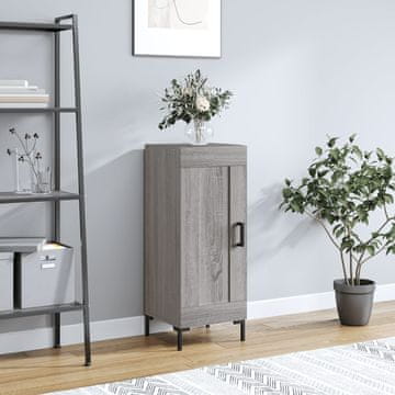 Vidaxl Ormarić, sivi hrast sonoma, 34,5 x 34 x 90 cm, materijal na bazi drva