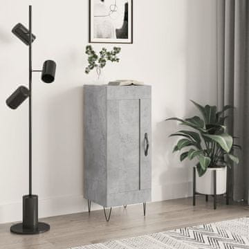 Vidaxl Ormarić Betonsko-sivi 34,5x34x90 cm Materijal na bazi drva