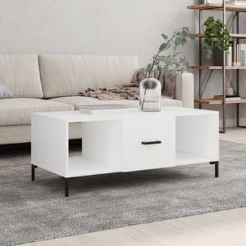 Vidaxl Klub stolić, bijeli, 102x50x40 cm, materijal na bazi drva