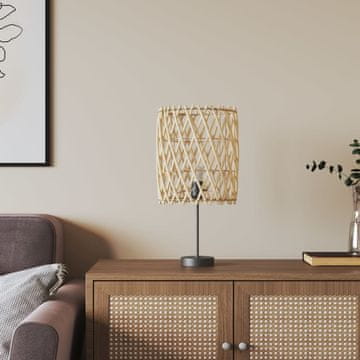 Vidaxl Sjenilo za lampu, Ø23x28 cm, od pruća