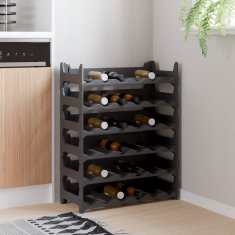 Vidaxl Stalak za vino koji se može slagati za 36 boca, PP