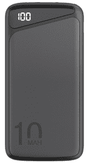 Goobay powerbank, 10000 mAh, USB-C QC 3.0, crna