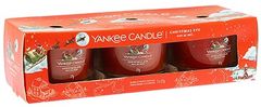 Yankee Candle Christmas Eve Set mirisnih svijeća u staklenci, 3 komada