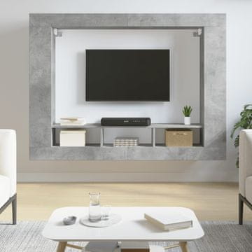 Vidaxl TV ormarić betonsko-sivi 152x22x113 cm
