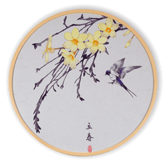 Bondek Azijska slika u drvenom okviru 60 cm – Opijenost jasminom