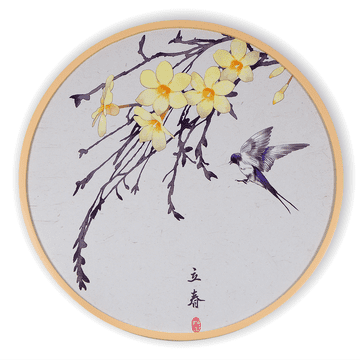 Bondek Azijska slika u drvenom okviru 60 cm – Opijenost jasminom