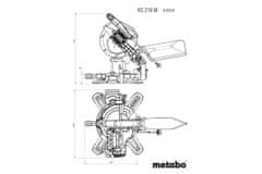 Metabo KS 216 M stolna kružna pila (610216000)