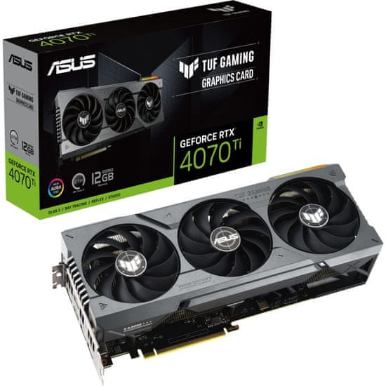 ASUS TUF Gaming GeForce RTX 4070 Ti grafička kartica, 12 GB GDDR6X (TUF-RTX4070TI-12G-GAMING)