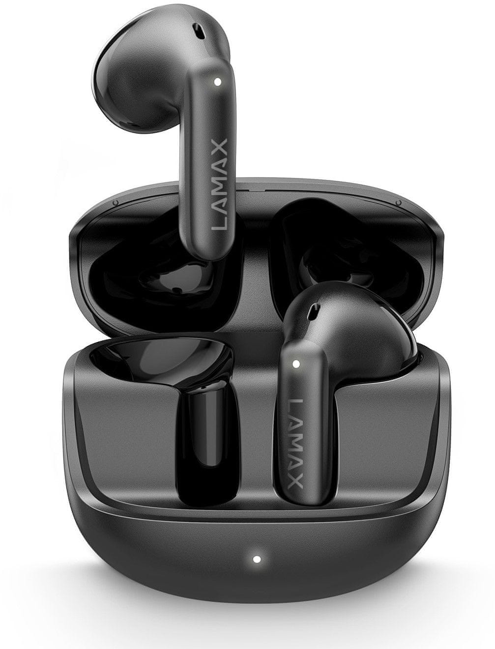 Bežične Bluetooth slušalice Lamax Tones1 bez izobličenja zvuka Udoban dizajn Zatvoreni mikrofon Glasovni asistent Hands Free Dugotrajno upravljanje dodirom 