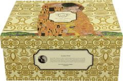 Duo Set 2 šalice + tanjurićića Klimt Poljubac, 250 ml porculan, poklon pakiranje, 3519